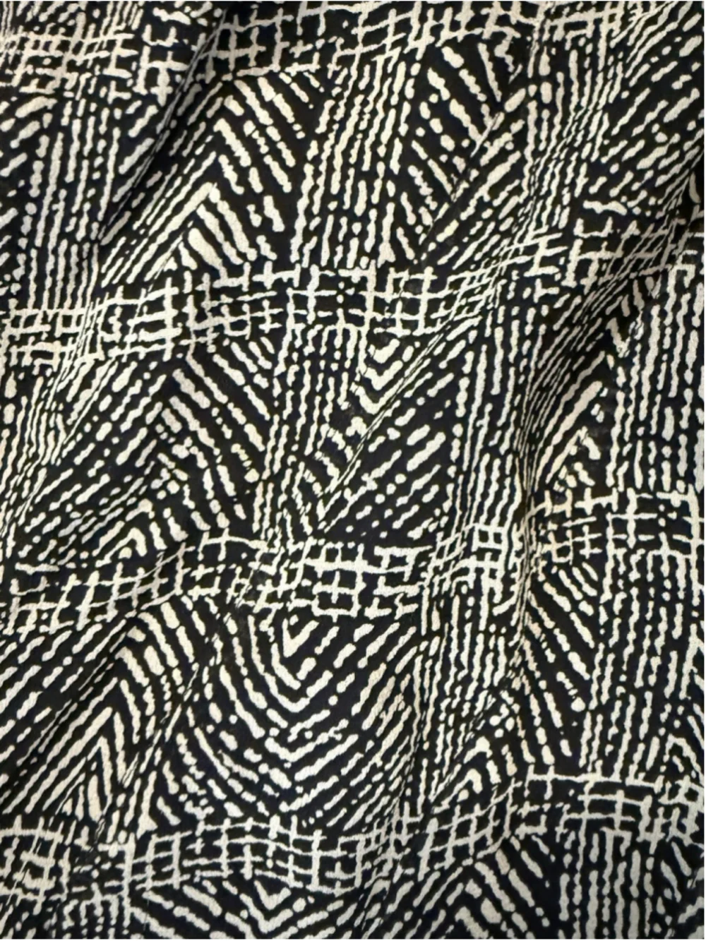 Vtg Jones New York 100% Silk Skirt Dark Maxi Lined A-Line Flowy Patterned 16W